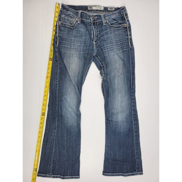 BKE Jeans Womens 30S Blue Denim Fulton‎ ABM1837 - Picture 7 of 8
